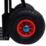Casa si Gradina - Constructii - Depozitare, transport si protectie - Accesorii echipamente pentru transport si ridicat - Carucior telescopic manual, 200 kg, negru si rosu - Infinity.ro