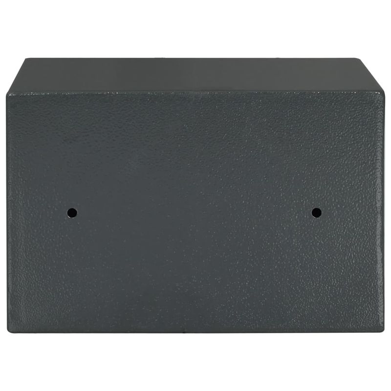 Casa si Gradina - Constructii - Depozitare, transport si protectie - Seifuri si casete de valori - Seif digital cu amprenta, gri inchis, 31 x 20 x 20 cm - Infinity.ro