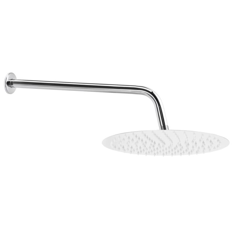 Casa si Gradina - Sanitare - Cazi si cabine de dus - Cadite dus - Brat suport dus, rotund, argintiu,30 cm, otel inoxidabil 201 - Infinity.ro