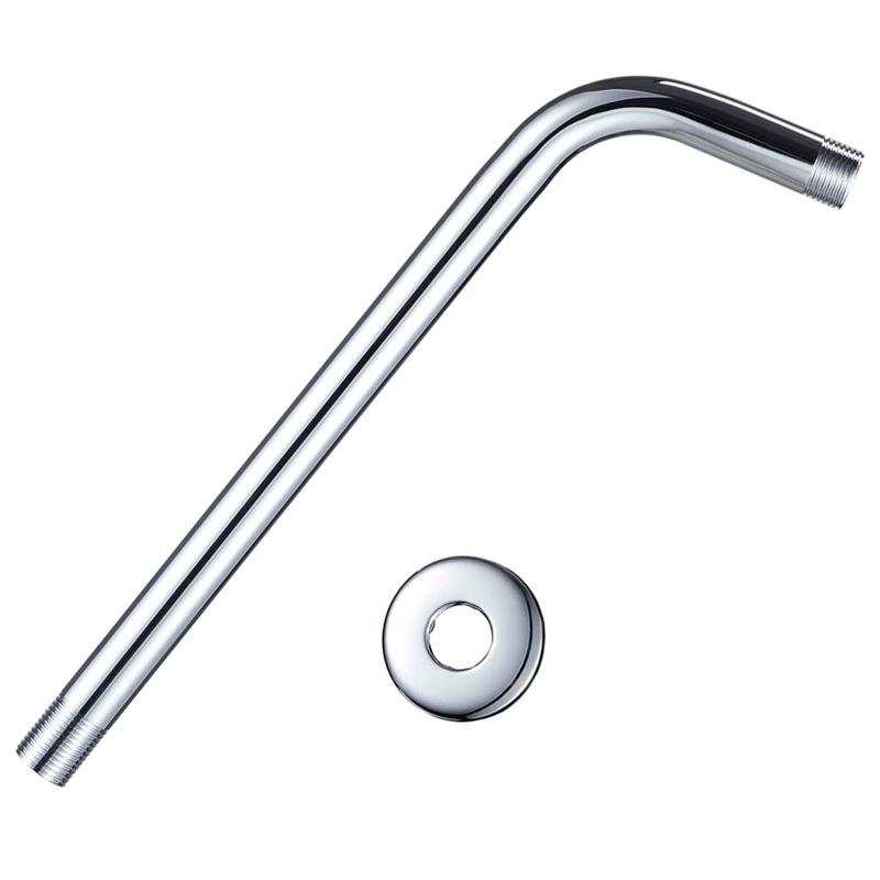 Casa si Gradina - Sanitare - Cazi si cabine de dus - Cadite dus - Brat suport dus, rotund, argintiu,30 cm, otel inoxidabil 201 - Infinity.ro