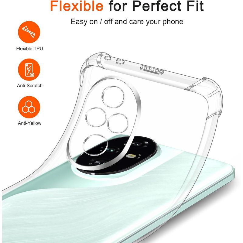 Laptop, Telefoane si Tablete - Telefoane mobile si accesorii - Accesorii Telefoane - Huse telefoane - Husa Anti soc, transparenta compatibila cu Honor 200 Pro - Infinity.ro