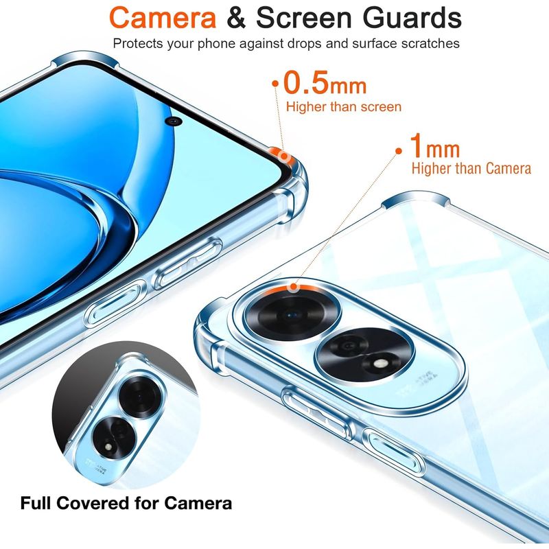Laptop, Telefoane si Tablete - Telefoane mobile si accesorii - Accesorii Telefoane - Huse telefoane - Husa Anti soc, transparenta compatibila cu OPPO A60 4G - Infinity.ro