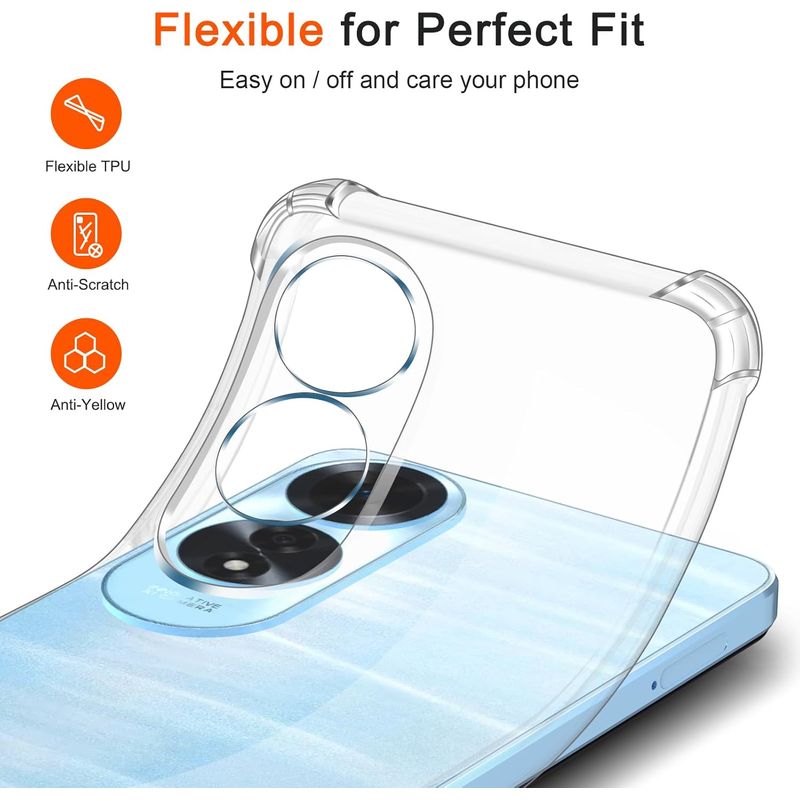 Laptop, Telefoane si Tablete - Telefoane mobile si accesorii - Accesorii Telefoane - Huse telefoane - Husa Anti soc, transparenta compatibila cu OPPO A60 4G - Infinity.ro