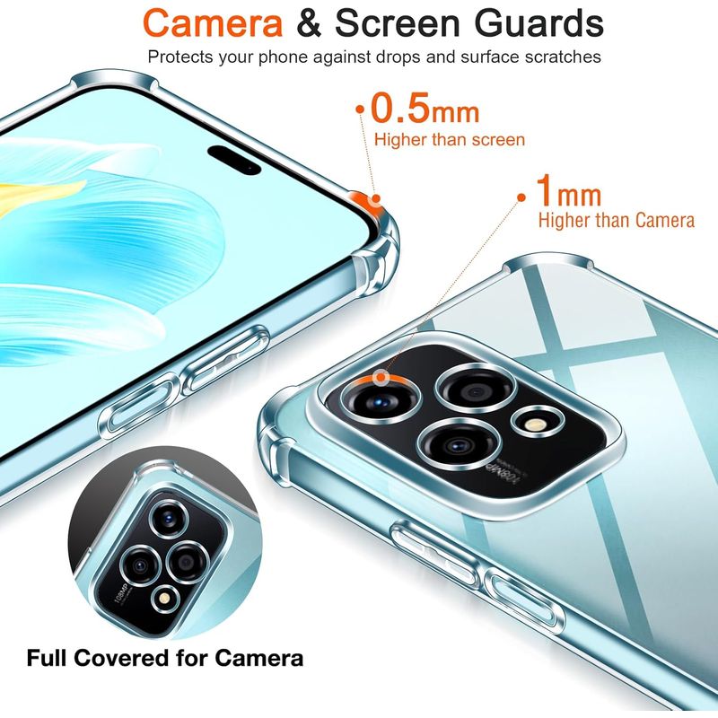 Laptop, Telefoane si Tablete - Telefoane mobile si accesorii - Accesorii Telefoane - Huse telefoane - Husa Anti soc, transparenta compatibila cu Honor 200 Lite 5G - Infinity.ro