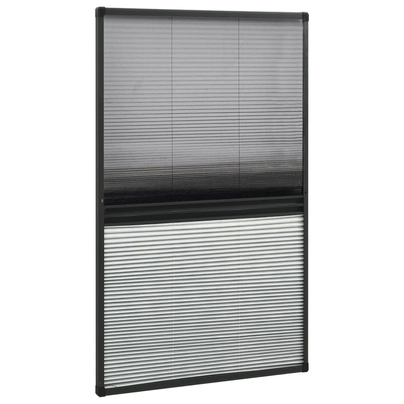 Casa si Gradina - Textile si covoare - Perdele si draperii - Perdele - Ecran insecte pentru ferestre, cu umbrar, 80x160 cm, aluminiu - Infinity.ro