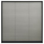 Casa si Gradina - Textile si covoare - Perdele si draperii - Perdele - Ecran insecte pentru ferestre, antracit, 120x120 cm, aluminiu - Infinity.ro