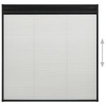 Casa si Gradina - Textile si covoare - Perdele si draperii - Perdele - Ecran insecte pentru ferestre, antracit, 120x120 cm, aluminiu - Infinity.ro