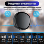 Produse digitale - Reportofon Spion CLC 16GB Negru, activare vocala, magnet, redare instant, autonomie 200h, compatibil iPhone Android - Infinity.ro