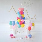 Casa si Gradina - Decoratiuni - Decoratiuni petrecere - Baloane - Set arcada baloane petrecere, alb, 19 baloane, plastic - Infinity.ro