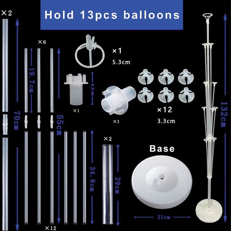 Casa si Gradina - Decoratiuni - Decoratiuni petrecere - Baloane - Set arcada baloane petrecere, alb, 19 baloane, plastic - Infinity.ro