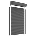 Casa si Gradina - Constructii - Ferestre si accesorii - Accesorii ferestre - Rulou exterior aluminiu, Italbox, 120x200cm (LxH), Gri antracit - Infinity.ro