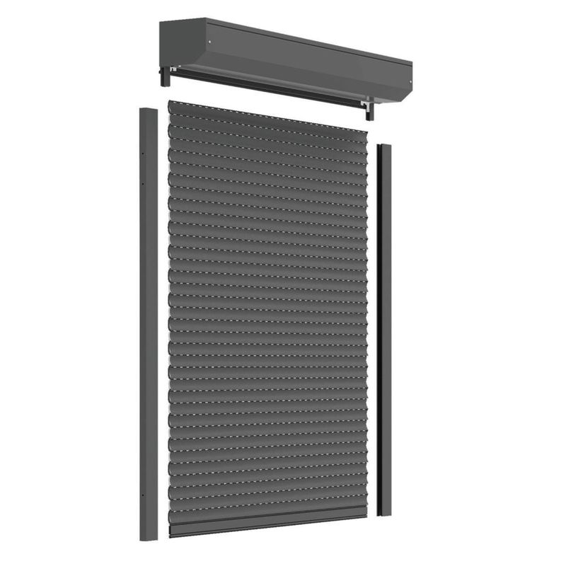 Casa si Gradina - Constructii - Ferestre si accesorii - Accesorii ferestre - Rulou exterior aluminiu, Italbox, 120x200cm (LxH), Gri antracit - Infinity.ro