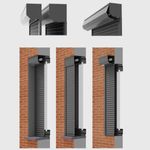 Casa si Gradina - Constructii - Ferestre si accesorii - Accesorii ferestre - Rulou exterior aluminiu, Italbox, 120x200cm (LxH), Gri antracit - Infinity.ro