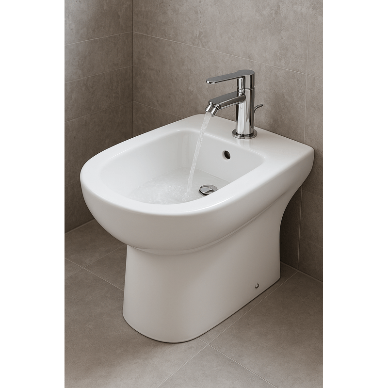 Casa si Gradina - Sanitare - Lavoar baie si accesorii - Baterii sanitare - Baterie bideu Remer Rubinetterie Winner W20, monocomanda, ventil pop-up, aerator, cartus ceramic - Infinity.ro