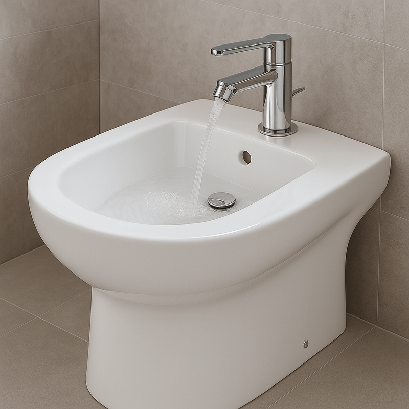 Casa si Gradina - Sanitare - Lavoar baie si accesorii - Baterii sanitare - Baterie bideu Remer Rubinetterie Winner W20, monocomanda, ventil pop-up, aerator, cartus ceramic - Infinity.ro