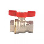 Casa si Gradina - Sanitare - Instalatii hidro - Robineti - Robinet de Trecere Fluture cu Sfera din alama cromata, Giacomini 3/4 FI-FI - Infinity.ro