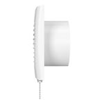 Casa si Gradina - Sanitare - Suporturi si accesorii baie - Sisteme de ventilatie - Ventilator baie VentEurope EASY100PS, diametru 100 mm, debit 97 mc/h, cu snur, IP24, 14W, silentios, economic, Alb - Infinity.ro