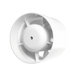 Casa si Gradina - Sanitare - Suporturi si accesorii baie - Sisteme de ventilatie - Ventilator de tubulatura VentEurope WAY100, diametru 100 mm, debit 107 mc/h, 14W, IP24, silentios, economic, Alb - Infinity.ro
