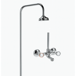 Casa si Gradina - Sanitare - Cazi si cabine de dus - Coloane si seturi de dus - Baterie de cada cu coloana dus Remer Rubinetterie 1000-2000 08Y, comutator, para tip ploaie, 1/2 x 3/4, aerator, alama - Infinity.ro