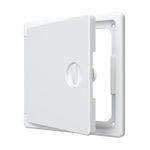 Casa si Gradina - Sanitare - Suporturi si accesorii baie - Sisteme de ventilatie - Usita de vizitare si acces VentEurope LT1520P, 150x200 mm, grosime 10 mm, Plastic ABS, suruburi autoforante / adeziv - Infinity.ro