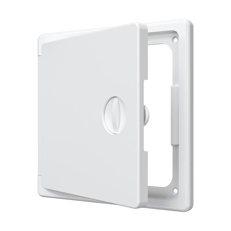 Casa si Gradina - Sanitare - Suporturi si accesorii baie - Sisteme de ventilatie - Usita de vizitare si acces VentEurope LT1520P, 150x200 mm, grosime 10 mm, Plastic ABS, suruburi autoforante / adeziv - Infinity.ro