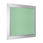 Casa si Gradina - Sanitare - Suporturi si accesorii baie - Sisteme de ventilatie - Usita de vizitare si acces din rigips / aluminiu VentEurope LP3030U, 300x300 mm, grosime 15 mm, suruburi autoforante - Infinity.ro