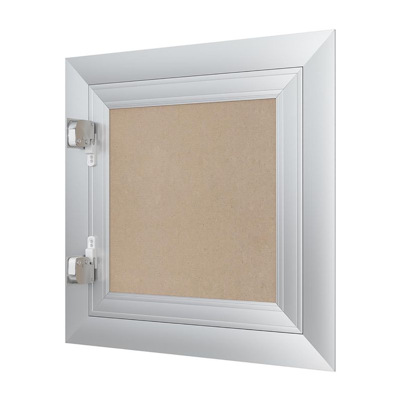 Casa si Gradina - Sanitare - Suporturi si accesorii baie - Sisteme de ventilatie - Usita de vizitare si acces din rigips / aluminiu VentEurope LP3030U, 300x300 mm, grosime 15 mm, suruburi autoforante - Infinity.ro