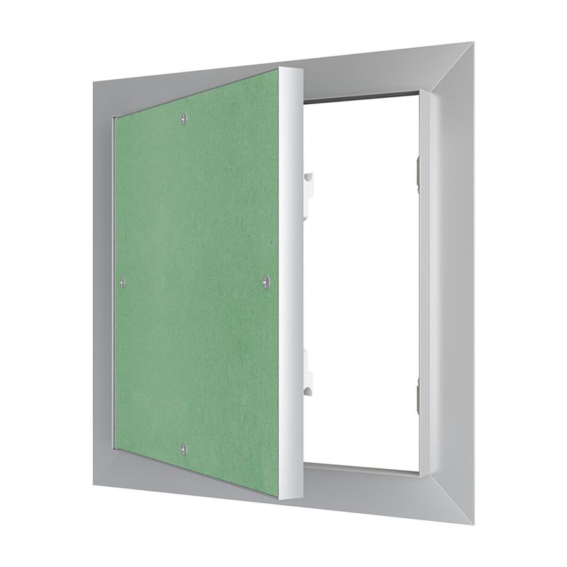 Casa si Gradina - Sanitare - Suporturi si accesorii baie - Sisteme de ventilatie - Usita de vizitare si acces din rigips / aluminiu VentEurope LP3030U, 300x300 mm, grosime 15 mm, suruburi autoforante - Infinity.ro