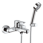 Casa si Gradina - Sanitare - Lavoar baie si accesorii - Baterii sanitare - Set baterie cada si dus Remer Rubinetterie Winner W02, monocomanda, cartus ceramic, montare rapida, 4 tipuri de jeturi - Infinity.ro