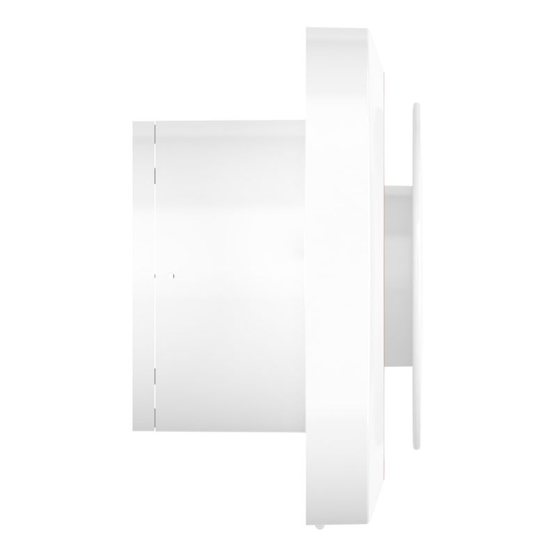 Casa si Gradina - Sanitare - Suporturi si accesorii baie - Sisteme de ventilatie - Ventilator baie VentEurope ROUND100, diametru 100 mm, debit 105 mc/h, IP24, 2 trepte, 17W silentios, flansa scurtata - Infinity.ro