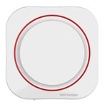 Casa si Gradina - Sanitare - Suporturi si accesorii baie - Sisteme de ventilatie - Ventilator baie VentEurope ROUND100, diametru 100 mm, debit 105 mc/h, IP24, 2 trepte, 17W silentios, flansa scurtata - Infinity.ro