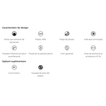 Casa si Gradina - Sanitare - Suporturi si accesorii baie - Sisteme de ventilatie - Ventilator baie VentEurope CLASSIC100BDT, diametru 100 mm, clapeta anti-retur, temporizator, debit 97 mc/h, 14W, IP24 - Infinity.ro