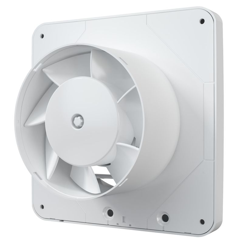 Casa si Gradina - Sanitare - Suporturi si accesorii baie - Sisteme de ventilatie - Ventilator baie VentEurope CLASSIC100BDHT, 100 mm, clapeta anti-retur, temporizator, senzor de umiditate, 97 mc/h - Infinity.ro