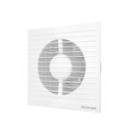 Casa si Gradina - Sanitare - Suporturi si accesorii baie - Sisteme de ventilatie - Ventilator baie VentEurope REFINED100BDHT, 100 mm, plasa de insecte, anti-retur, senzor umiditate, timer, 90 mc/h - Infinity.ro