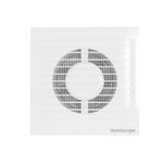 Casa si Gradina - Sanitare - Suporturi si accesorii baie - Sisteme de ventilatie - Ventilator baie VentEurope REFINED100BDHT, 100 mm, plasa de insecte, anti-retur, senzor umiditate, timer, 90 mc/h - Infinity.ro