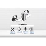 Casa si Gradina - Sanitare - Lavoar baie si accesorii - Baterii sanitare - Baterie dus La Brocca NAPOLI P300C405, Monocomanda, Design slim, Economie de apa, Silentioasa, alama - Infinity.ro