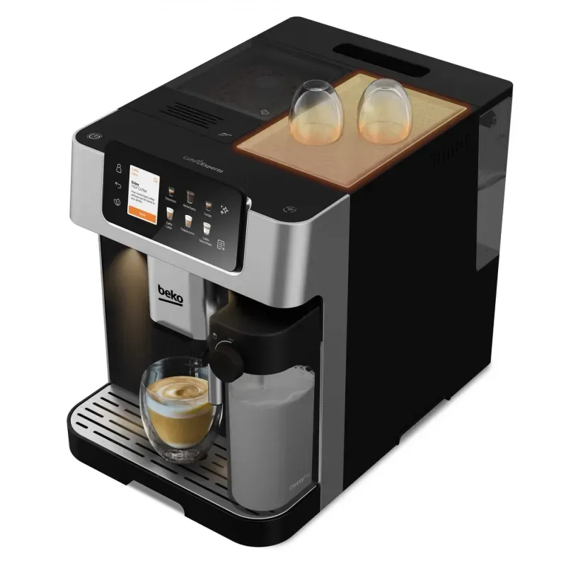 Electronice si Electrocasnice - Electrocasnice bucatarie - Preparare bauturi - Espressoare - Espressor automat BEKO CaffeExperto CEG7348X, 2l, 1350W, 19 bar, 18 bauturi, 13 setari de macinare GrindPro - Infinity.ro