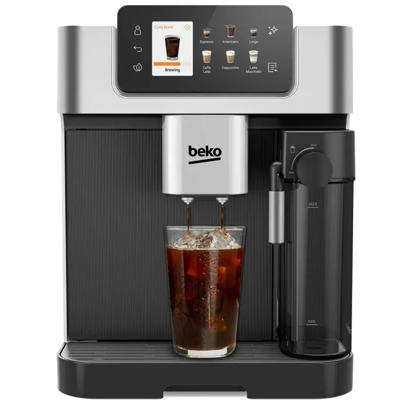 Electronice si Electrocasnice - Electrocasnice bucatarie - Preparare bauturi - Espressoare - Espressor automat BEKO CaffeExperto CEG7348X, 2l, 1350W, 19 bar, 18 bauturi, 13 setari de macinare GrindPro - Infinity.ro