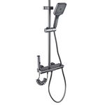 Casa si Gradina - Sanitare - Cazi si cabine de dus - Coloane si seturi de dus - Coloana de dus La Brocca BAS002, 4 functii, Display LCD, Montare rapida, Jet reglabil,functie ploaie, Functie bideu - Infinity.ro