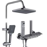 Casa si Gradina - Sanitare - Cazi si cabine de dus - Coloane si seturi de dus - Coloana de dus La Brocca BAS004, 4 functii, Montare rapida, Jet reglabil, Para de dus, functie ploaie, Functie bideu - Infinity.ro