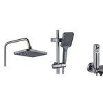 Casa si Gradina - Sanitare - Cazi si cabine de dus - Coloane si seturi de dus - Coloana de dus La Brocca BAS004, 4 functii, Montare rapida, Jet reglabil, Para de dus, functie ploaie, Functie bideu - Infinity.ro