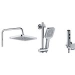 Casa si Gradina - Sanitare - Cazi si cabine de dus - Coloane si seturi de dus - Coloana de dus La Brocca BBS001, 4 functii,Presiune ridicata, Jet reglabil, premium, functie ploaie, Functie bideu - Infinity.ro