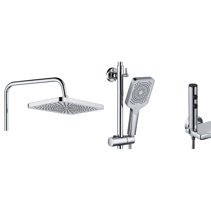 Casa si Gradina - Sanitare - Cazi si cabine de dus - Coloane si seturi de dus - Coloana de dus La Brocca BBS001, 4 functii,Presiune ridicata, Jet reglabil, premium, functie ploaie, Functie bideu - Infinity.ro