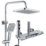 Casa si Gradina - Sanitare - Cazi si cabine de dus - Coloane si seturi de dus - Coloana de dus La Brocca BBS001, 4 functii,Presiune ridicata, Jet reglabil, premium, functie ploaie, Functie bideu - Infinity.ro