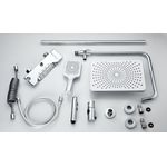 Casa si Gradina - Sanitare - Cazi si cabine de dus - Coloane si seturi de dus - Coloana de dus La Brocca BBS001, 4 functii,Presiune ridicata, Jet reglabil, premium, functie ploaie, Functie bideu - Infinity.ro