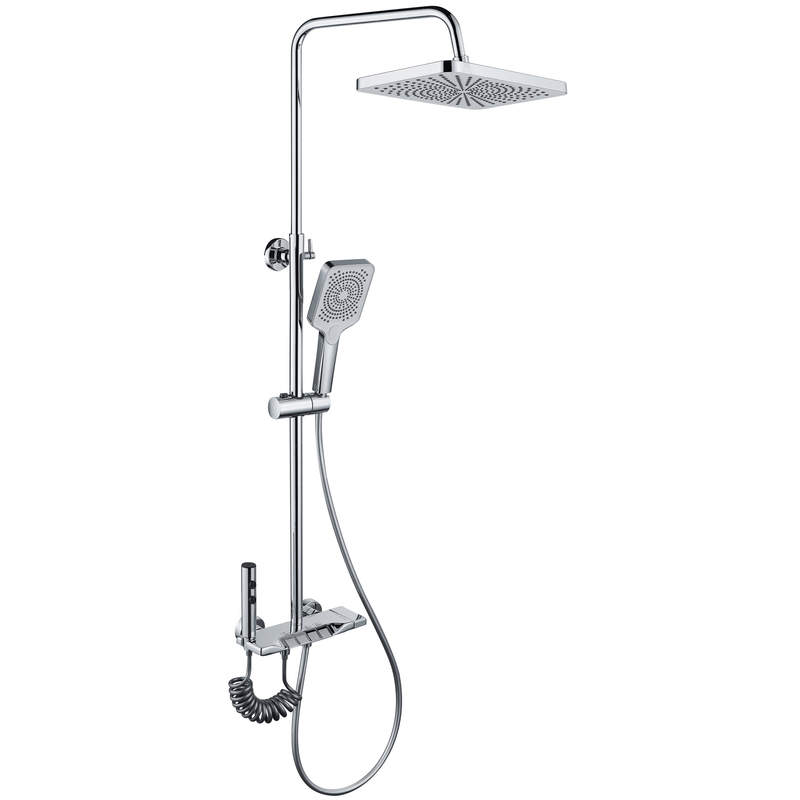 Casa si Gradina - Sanitare - Cazi si cabine de dus - Coloane si seturi de dus - Coloana de dus La Brocca BBS001, 4 functii,Presiune ridicata, Jet reglabil, premium, functie ploaie, Functie bideu - Infinity.ro