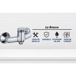 Casa si Gradina - Sanitare - Lavoar baie si accesorii - Baterii sanitare - Baterie dus La Brocca SIENA P100C405, Monocomanda, Economie de apa, Silentioasa, Usor de curatat si instalat, alama - Infinity.ro