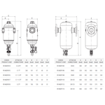 Casa si Gradina - Sanitare - Instalatii hidro - Sisteme filtrare instalatii - Separator de namol Giacomini R146DY106, flansat, DN65, 17, 5 m³/h, anti colmatare, curatare rapida, otel - Infinity.ro