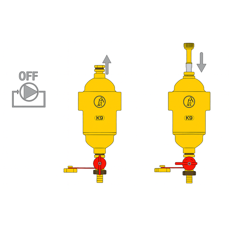 Casa si Gradina - Sanitare - Instalatii hidro - Sisteme filtrare instalatii - Separator de namol Giacomini R146DY106, flansat, DN65, 17, 5 m³/h, anti colmatare, curatare rapida, otel - Infinity.ro