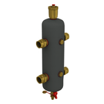 Casa si Gradina - Sanitare - Instalatii hidro - Sisteme filtrare instalatii - Separator hidraulic magnetic multifunctional Giacomini R146IM008, cu racorduri filetate RC 2", max. 9 m³/h, 7.2 l - Infinity.ro